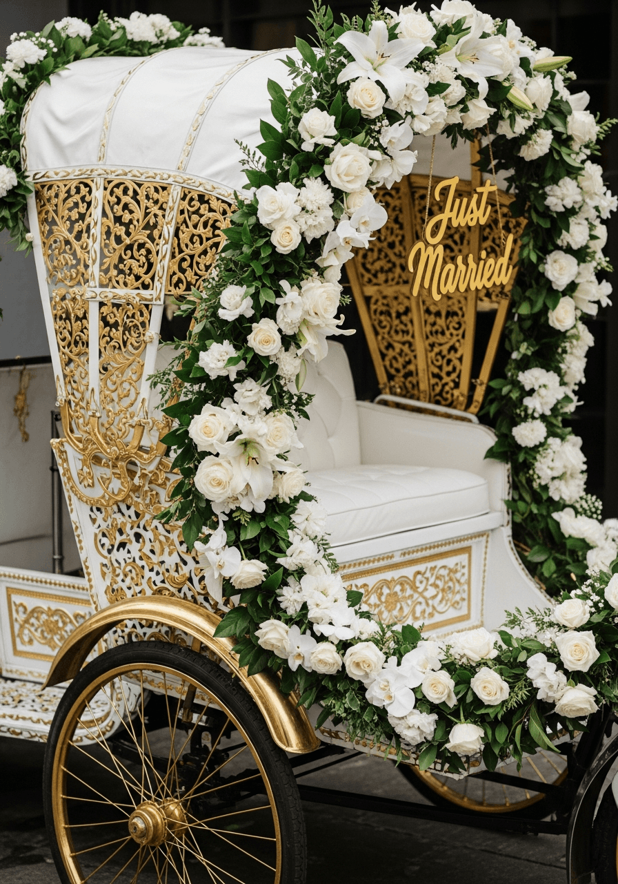 Colourful tuk-tuk for celebrations